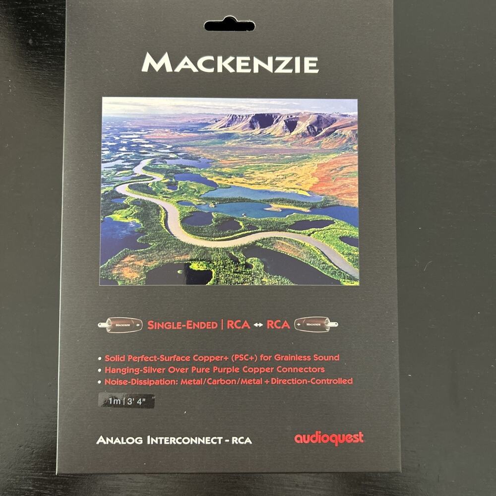 AudioQuest Mackenzie RCA cable (1 meter pair)